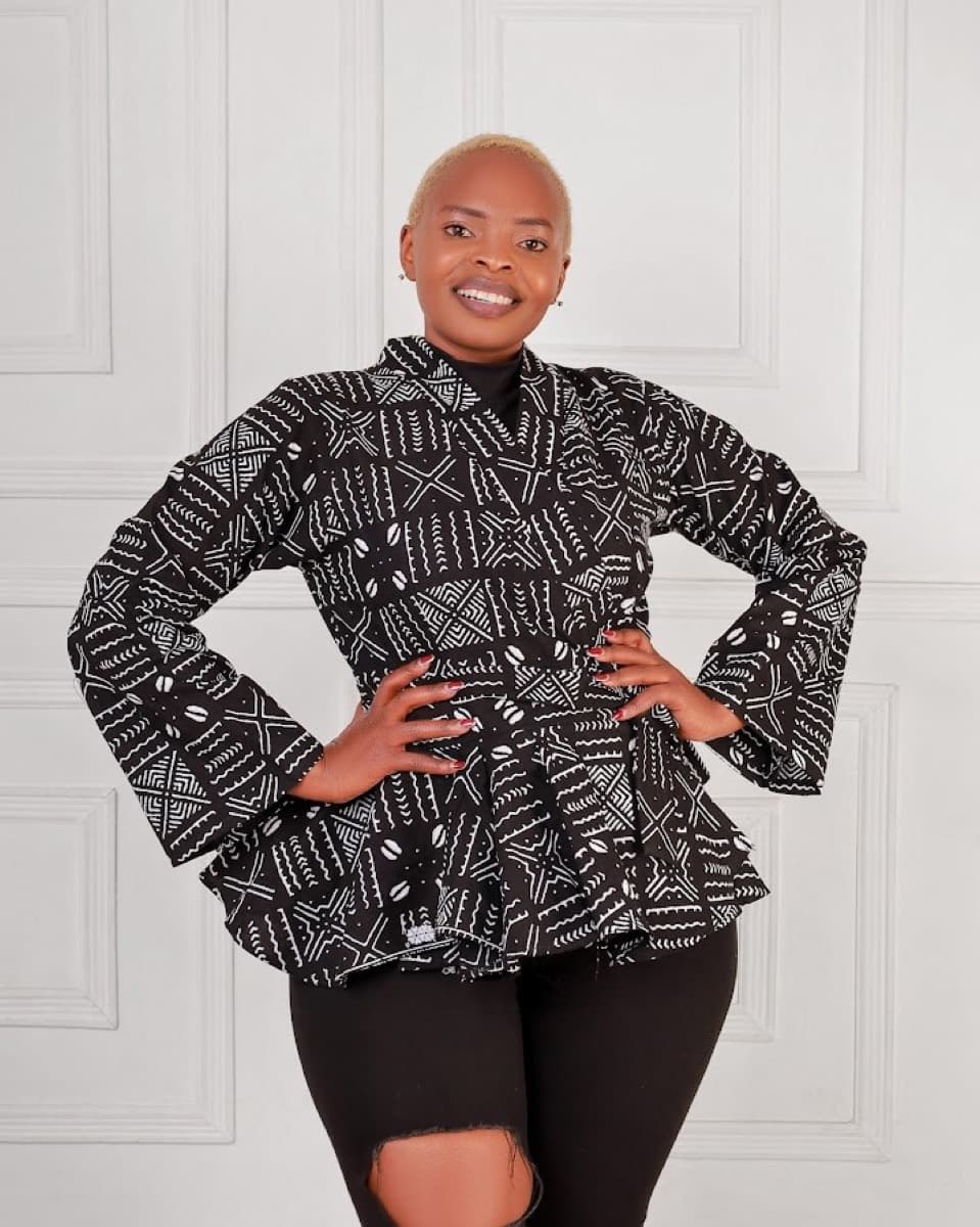 Ankara Ladies Top - Chic