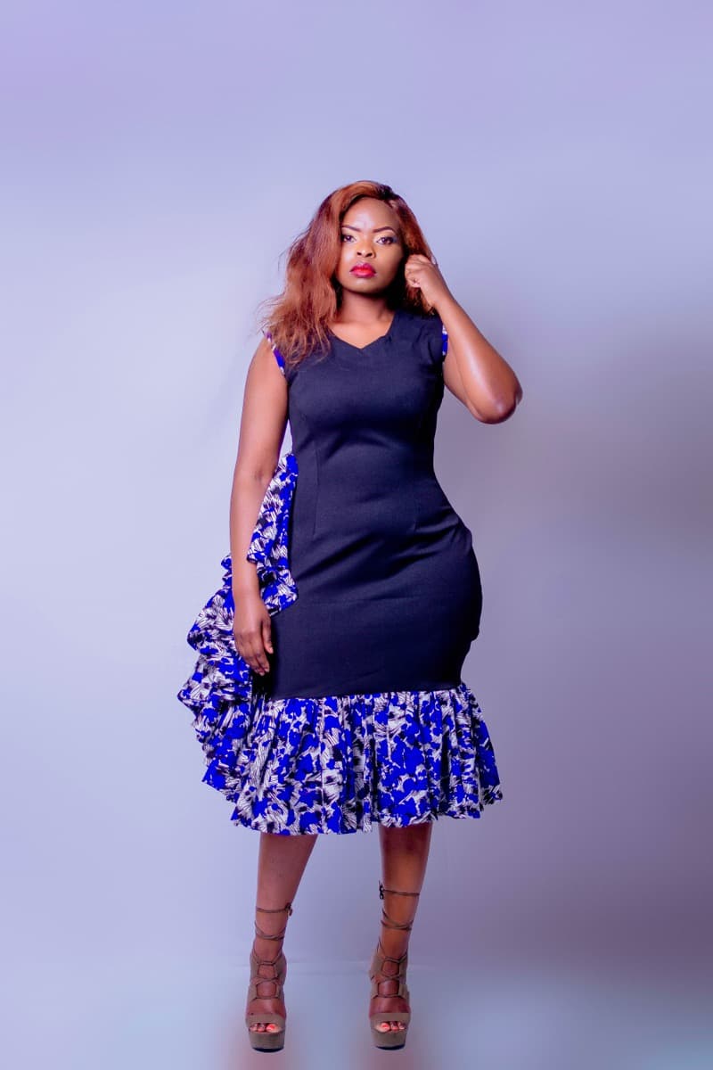 Ankara Patched Dresses