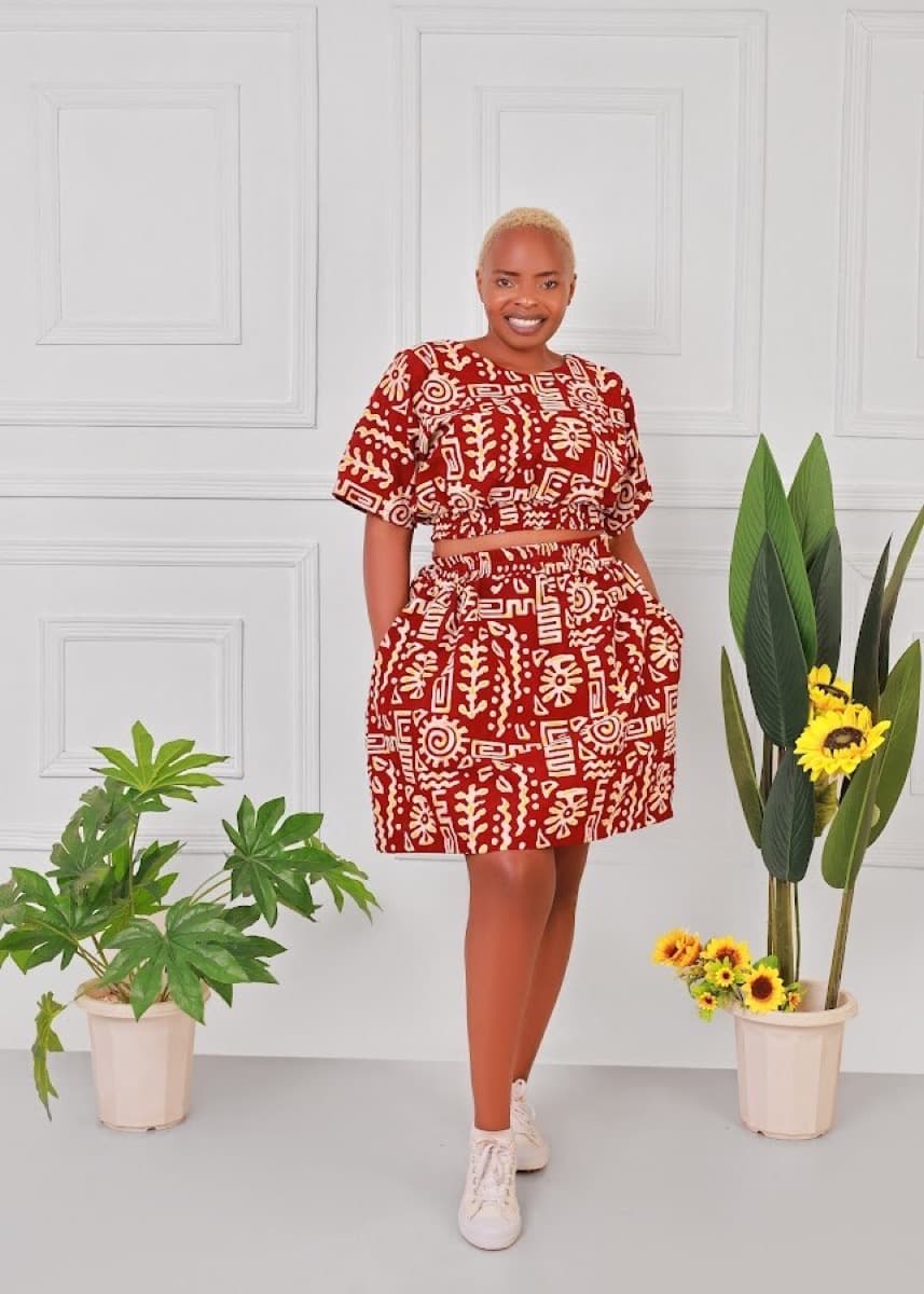 Ladies Top and Skirt