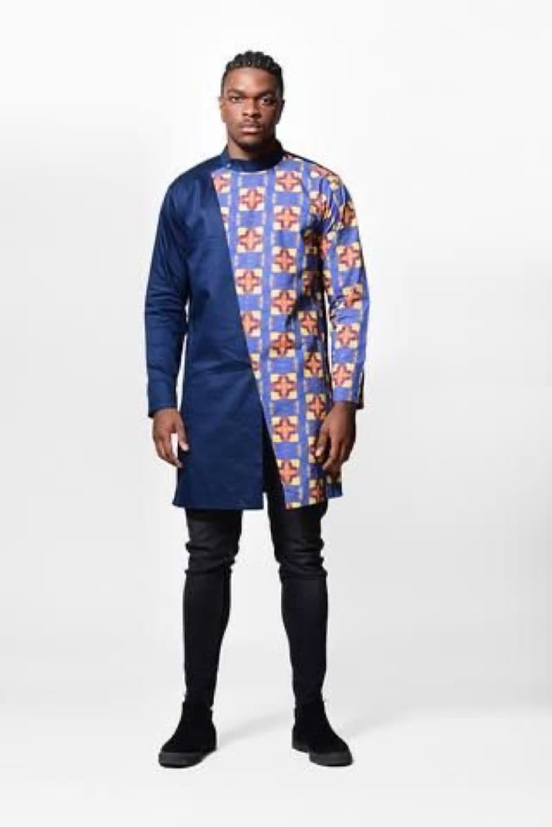 African Men Shirt - Modern